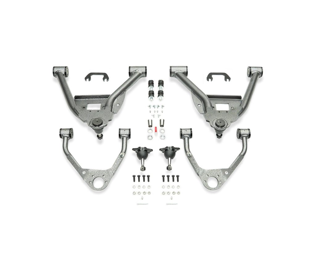 2014-2018 GM1500 (ALUMINUM/STAMPED) 4″- 5″ FRONT LOWERING CONTROL ARMS