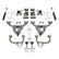 2021-PRESENT F-150 4WD EXTENDED/CREW CAB 3/5 LOWERING KIT