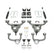 2015-2020 F-150 2WD SINGLE CAB 4/6 LOWERING KIT