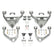 2019-PRESENT GM1500 3″ FRONT LOWERING CONTROL ARMS